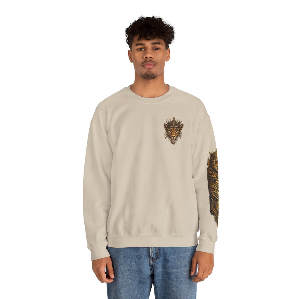 Reina Salvaje – Jaguar Queen Crewneck Sweatshirt – "Reina Salvaje" Graphic