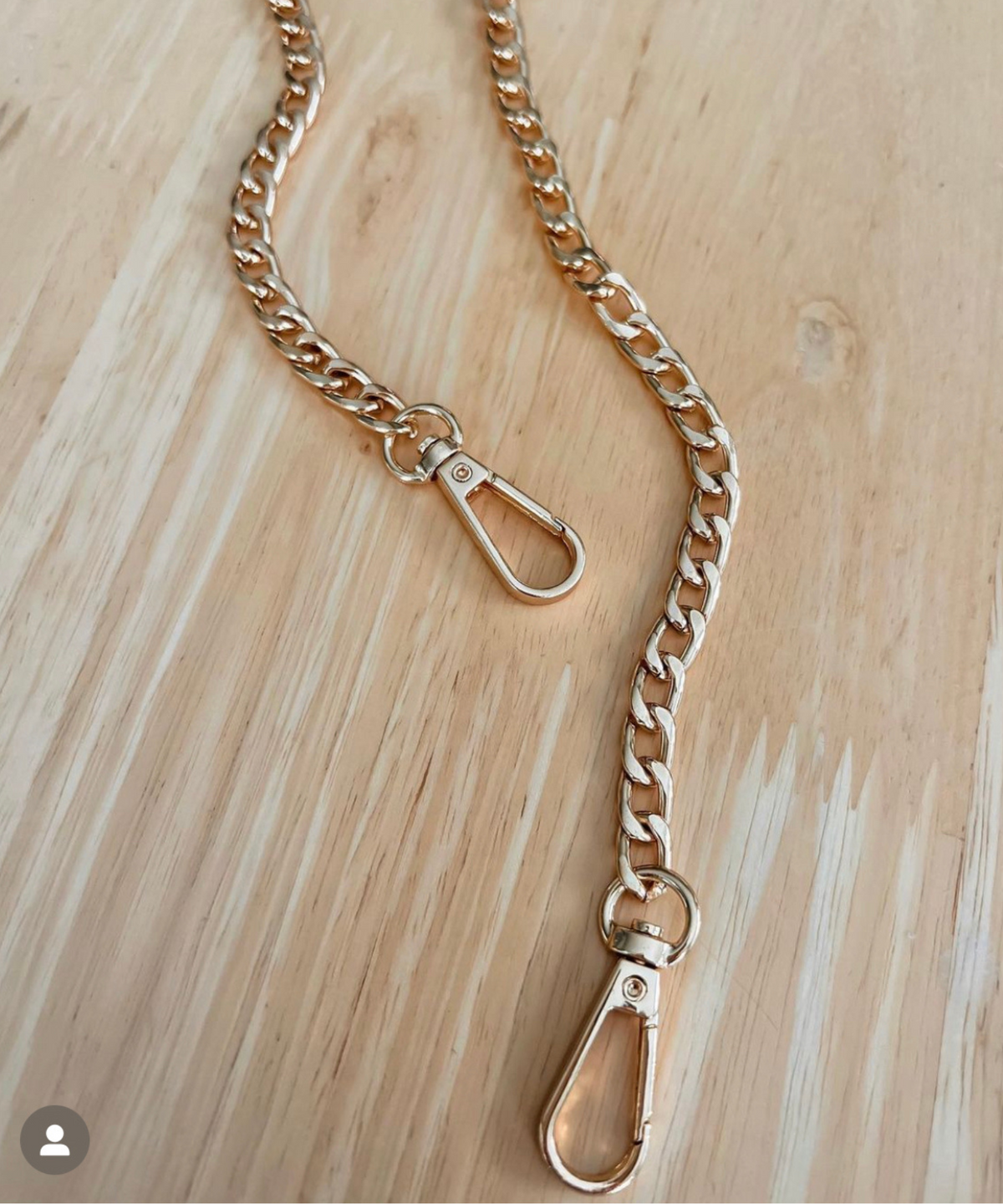 18 K Gold Plated Chain - Add on for clutch or mini purse
