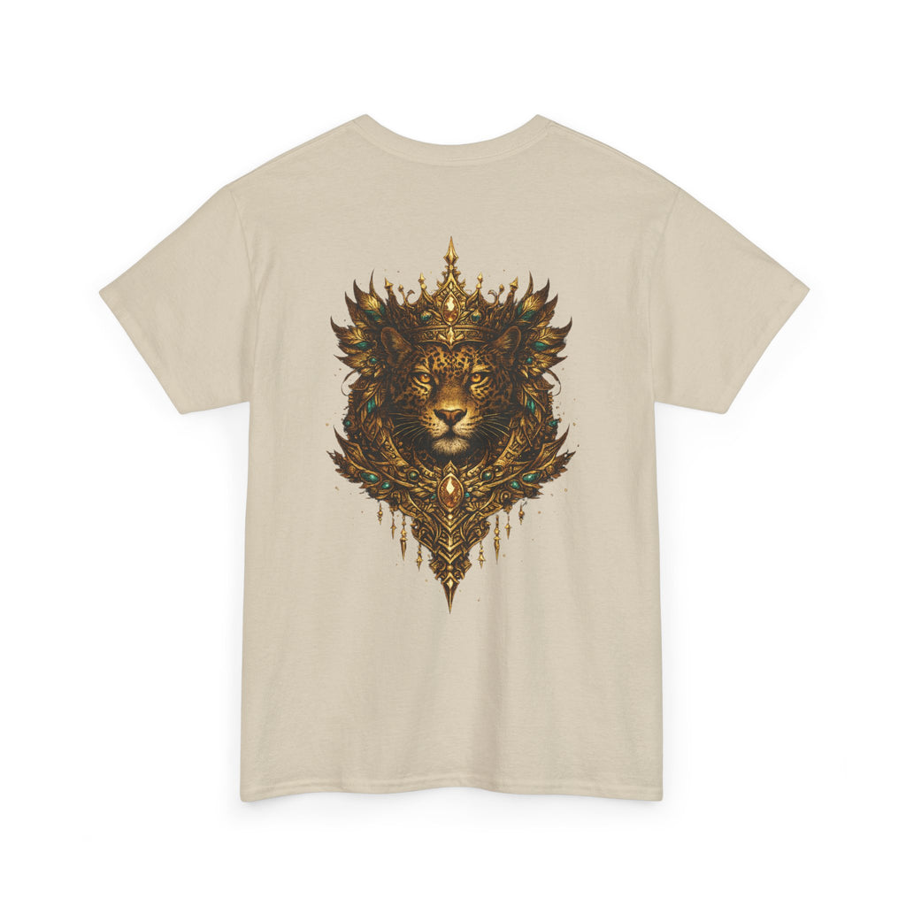 Golden Crowned Jaguar Tee — Graphic T-Shirt
