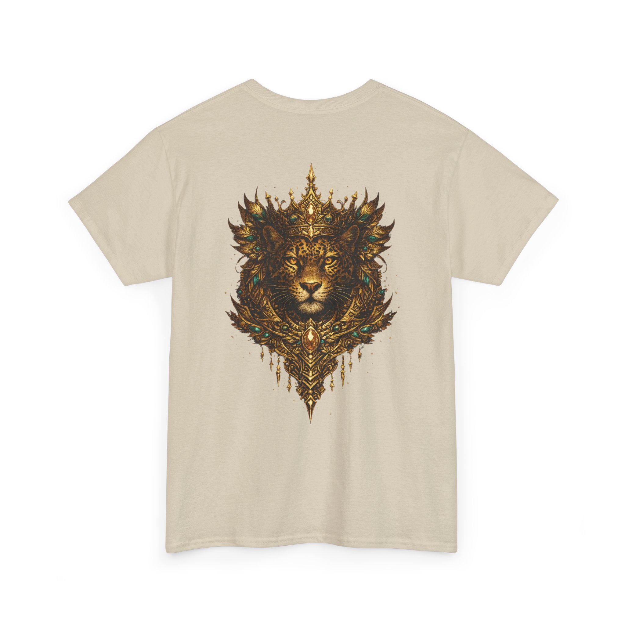 Golden Crowned Jaguar Tee — Graphic T-Shirt