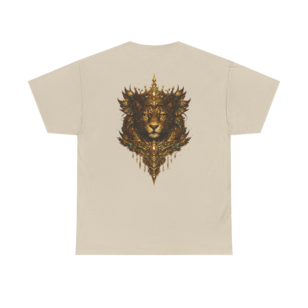 Golden Crowned Jaguar Tee — Graphic T-Shirt