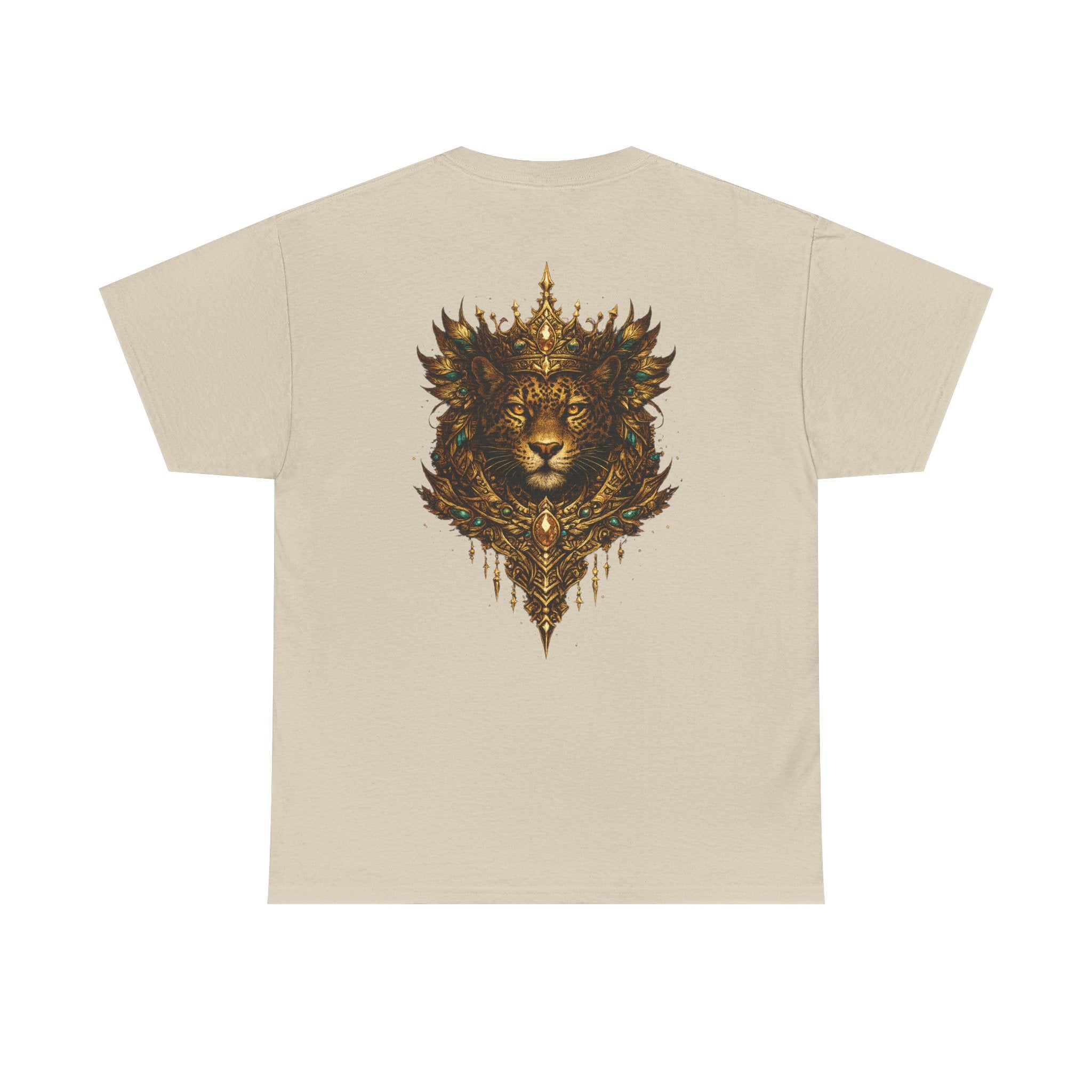 Golden Crowned Jaguar Tee — Graphic T-Shirt