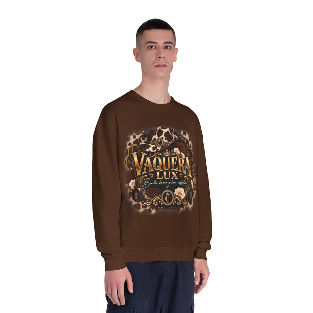 Vaquera Lux – Bonita, Brava y Bien Vestida | NuBlend® Crewneck Sweatshirt