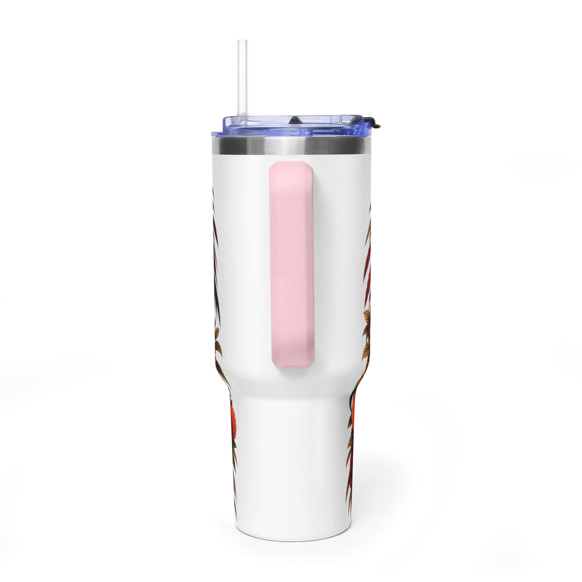 Reina Azteca: Entre Rosas y Cempasúchil | Vacuum Thermal Tumbler, 40oz