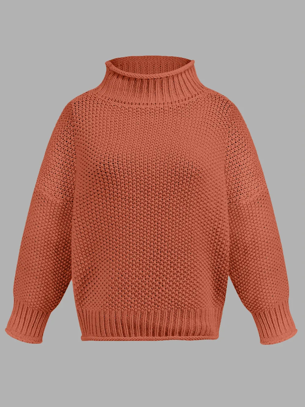 Classic Turtleneck Long-Sleeve Sweater