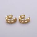 1x Gold Ear Cuff-Upper Ear Earring No Piercing-Helix Ear Cuff-Cartilage Ear Cuff-Ear cuff no piercing-Ear Cuff Earring-Link Chain Earcuff AI-127 AI-128