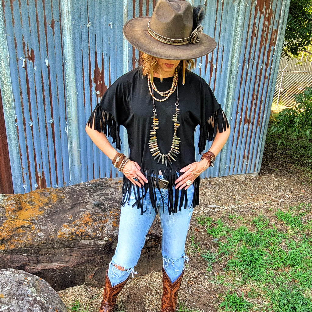 Hand-Painted Distressed Boho Western Cowgirl Hat & Band-Olive 987n