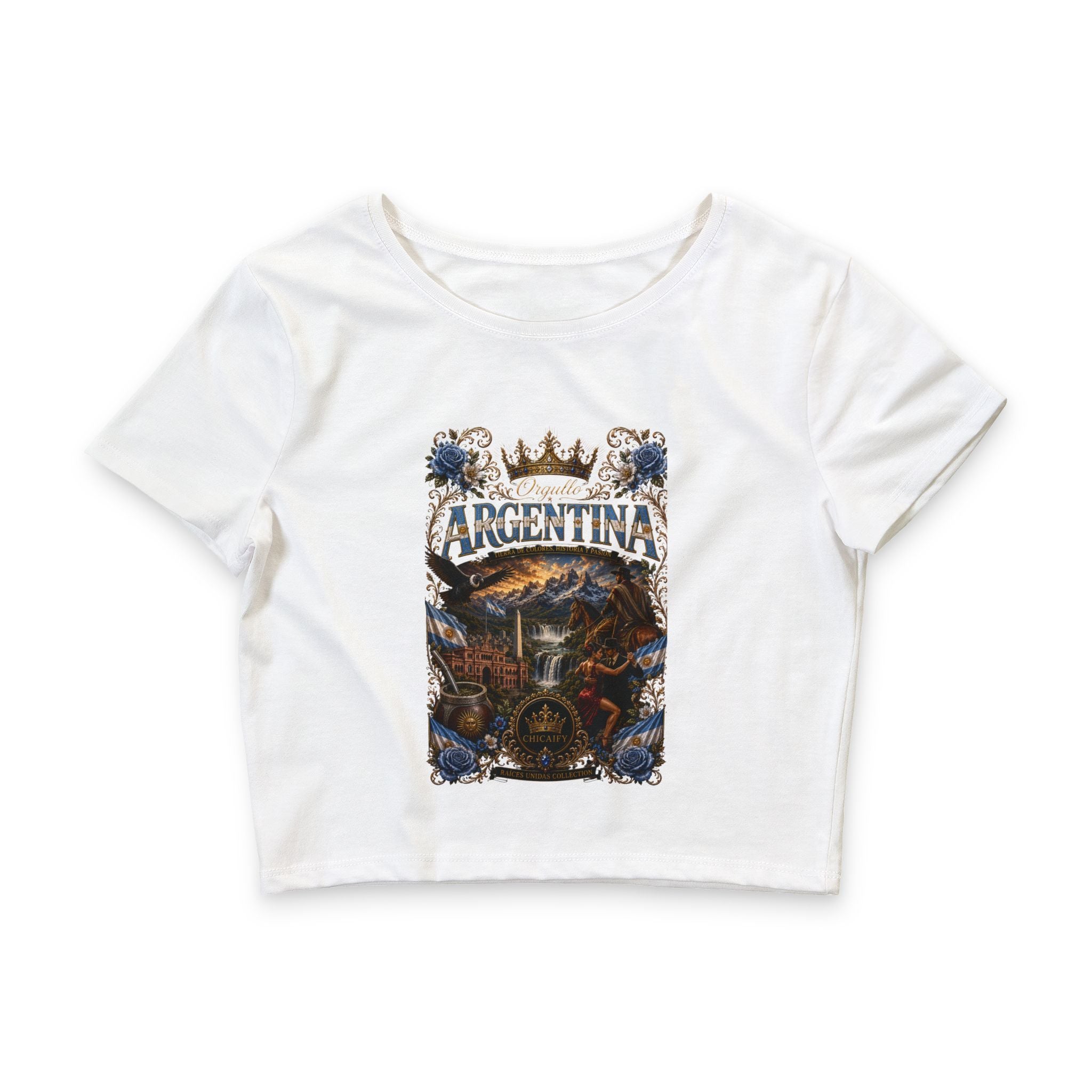 Raíces Unidas — Orgullo Argentina |Cotton Crop Tee