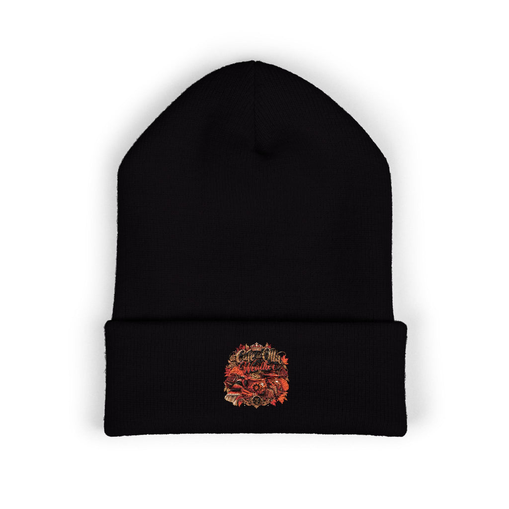 Café de Olla Weather | Mexican Fall Classic Cuffed Beanie (Embroidery)