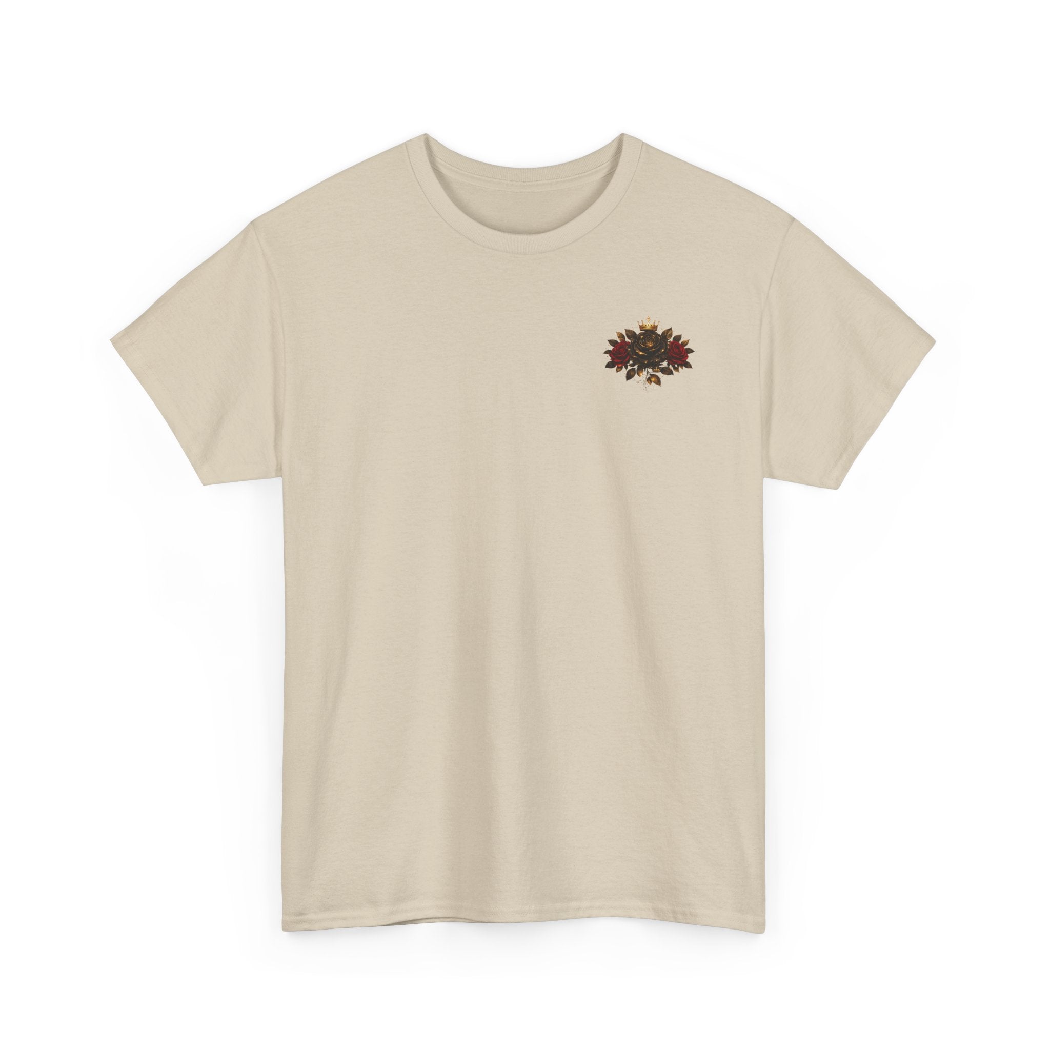Bloom Like a Queen Tee — Floral Crown Rose Graphic Shirt