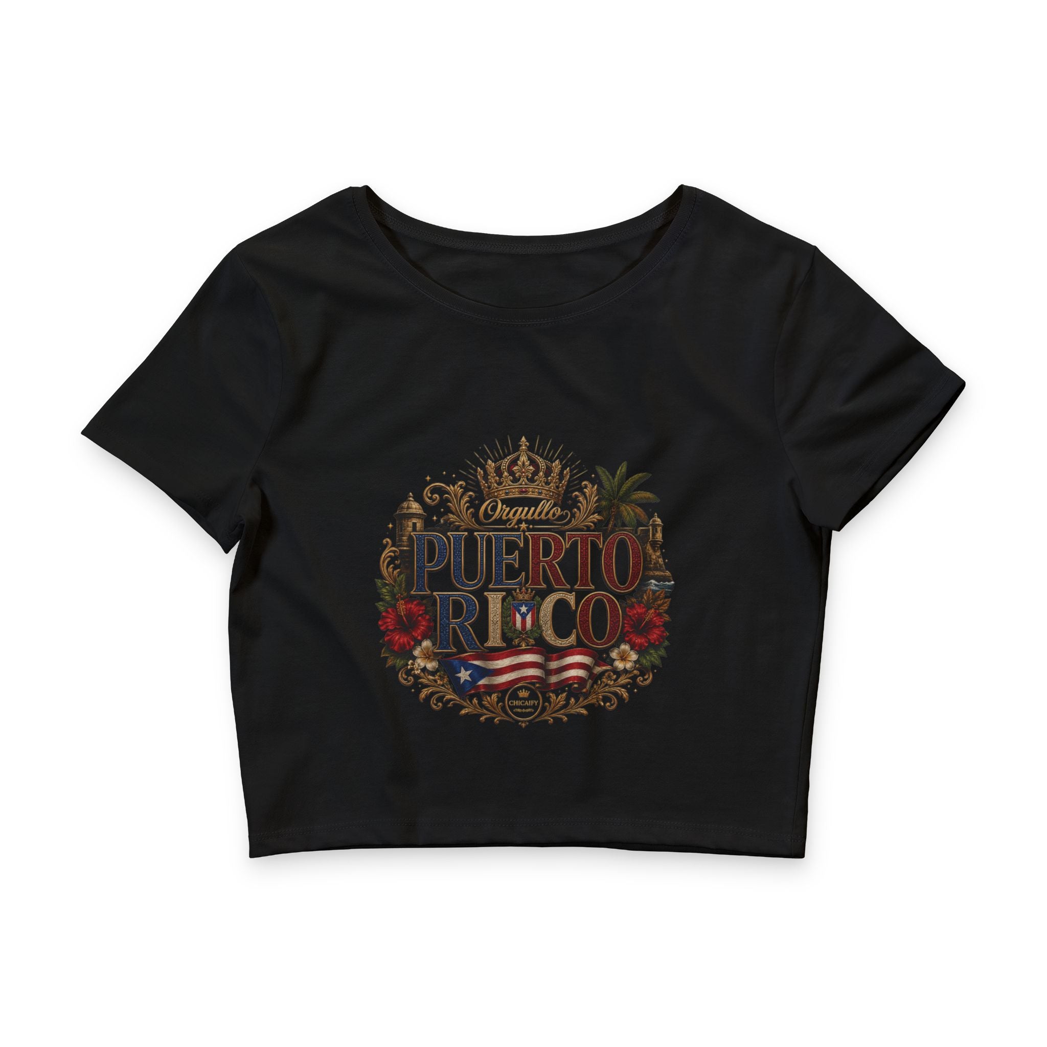 Isla de Orgullo | Puerto Rico Heritage Crop Tee