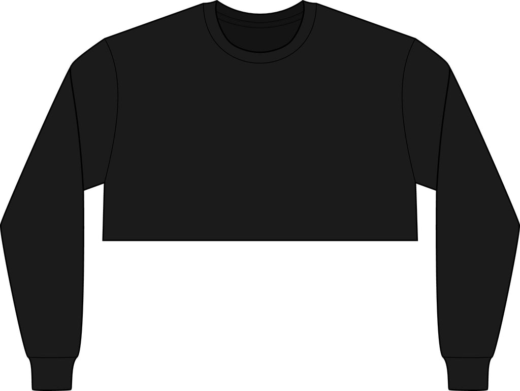 Brasil | Raices Unidas Women's FWD Fashion Crop Long Sleeve Tee