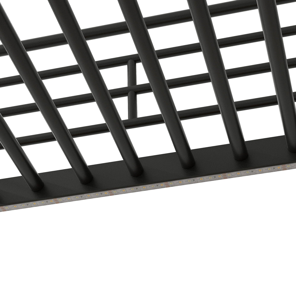 Full Size Loft Bed with Desk, Storage Staircase & Wardrobe - Black or White