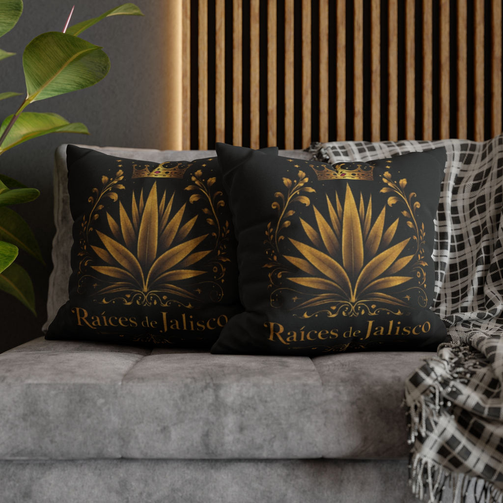 Raices de Jalisco-Gold Agave Decorative Pillow cover