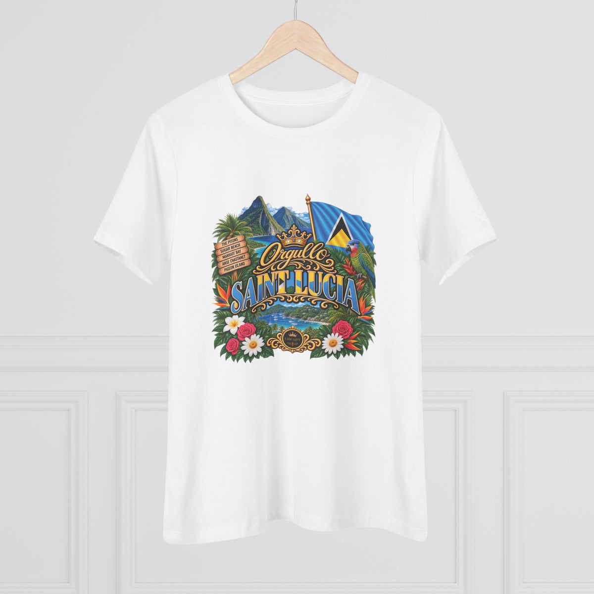 Orgullo Saint Lucia — Raíces Unidas Collection | Cotton Tee