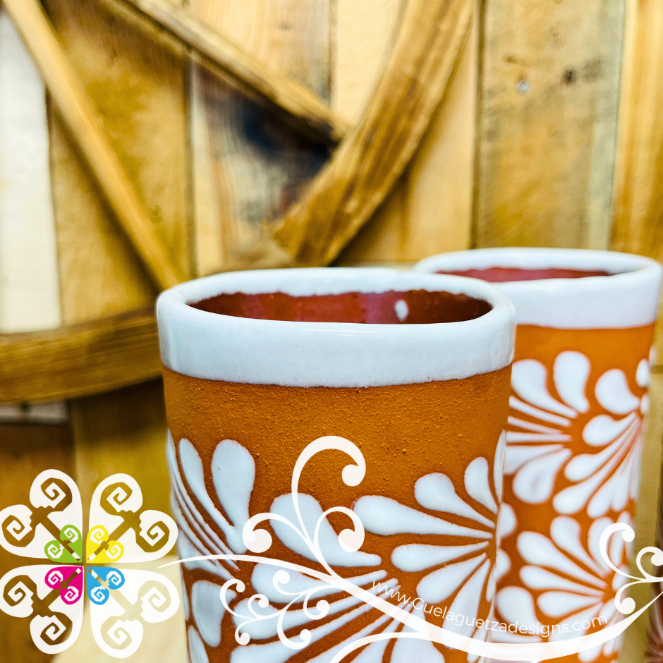 Natural/White Espiga Pato Pitcher Set - 4 Cups