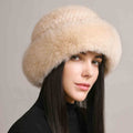 Mink & Fox Fur Dome Winter Hat