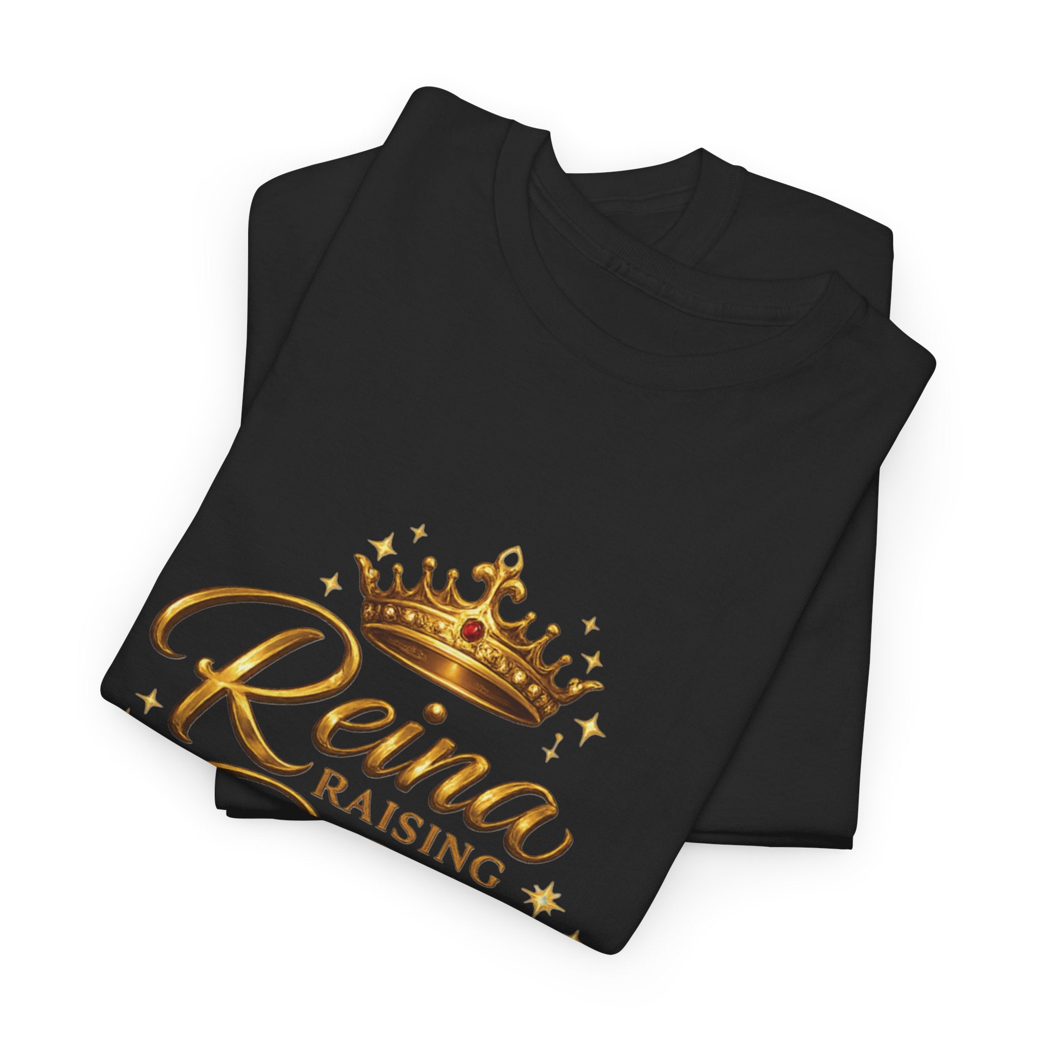 Reina Raising Reyes T-Shirt — Gold Crown Family Name Tee