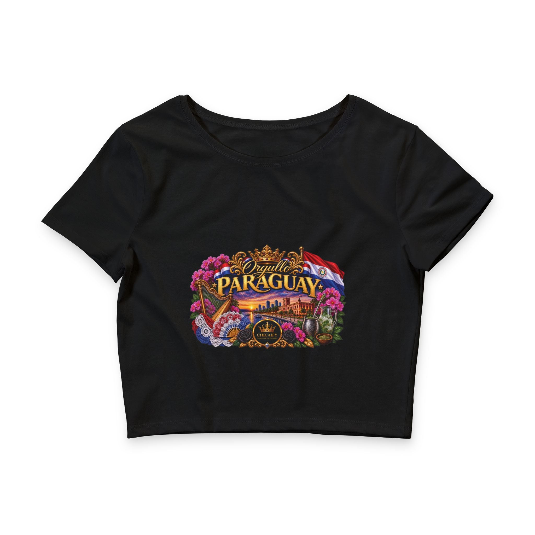 Orgullo Paraguay — Raíces Unidas Collection | Crop Tee