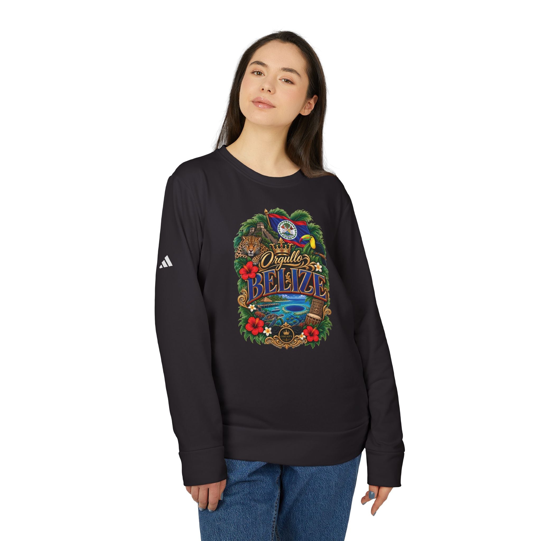 Orgullo Belize — Raíces Unidas Collection | adidas Sweatshirt