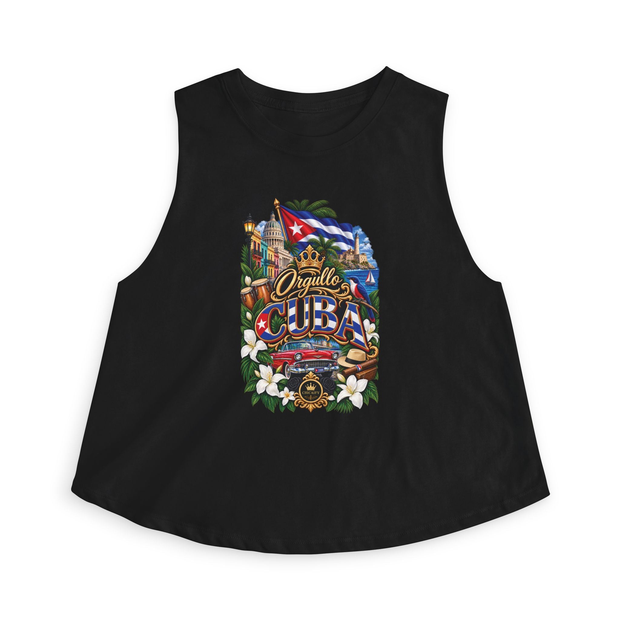 Orgullo Cuba — Raíces Unidas Collection |  Crop Top
