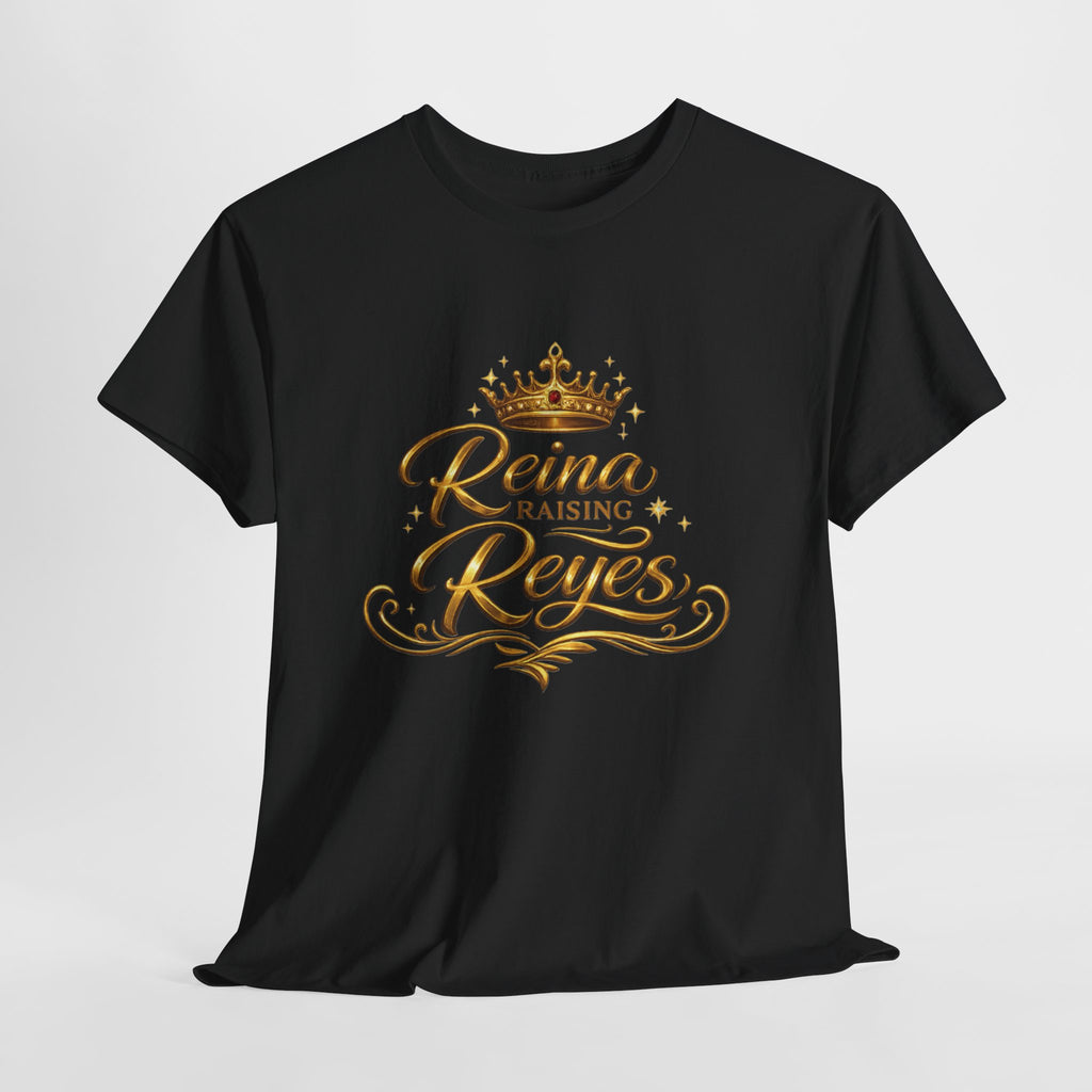 Reina Raising Reyes T-Shirt — Gold Crown Family Name Tee