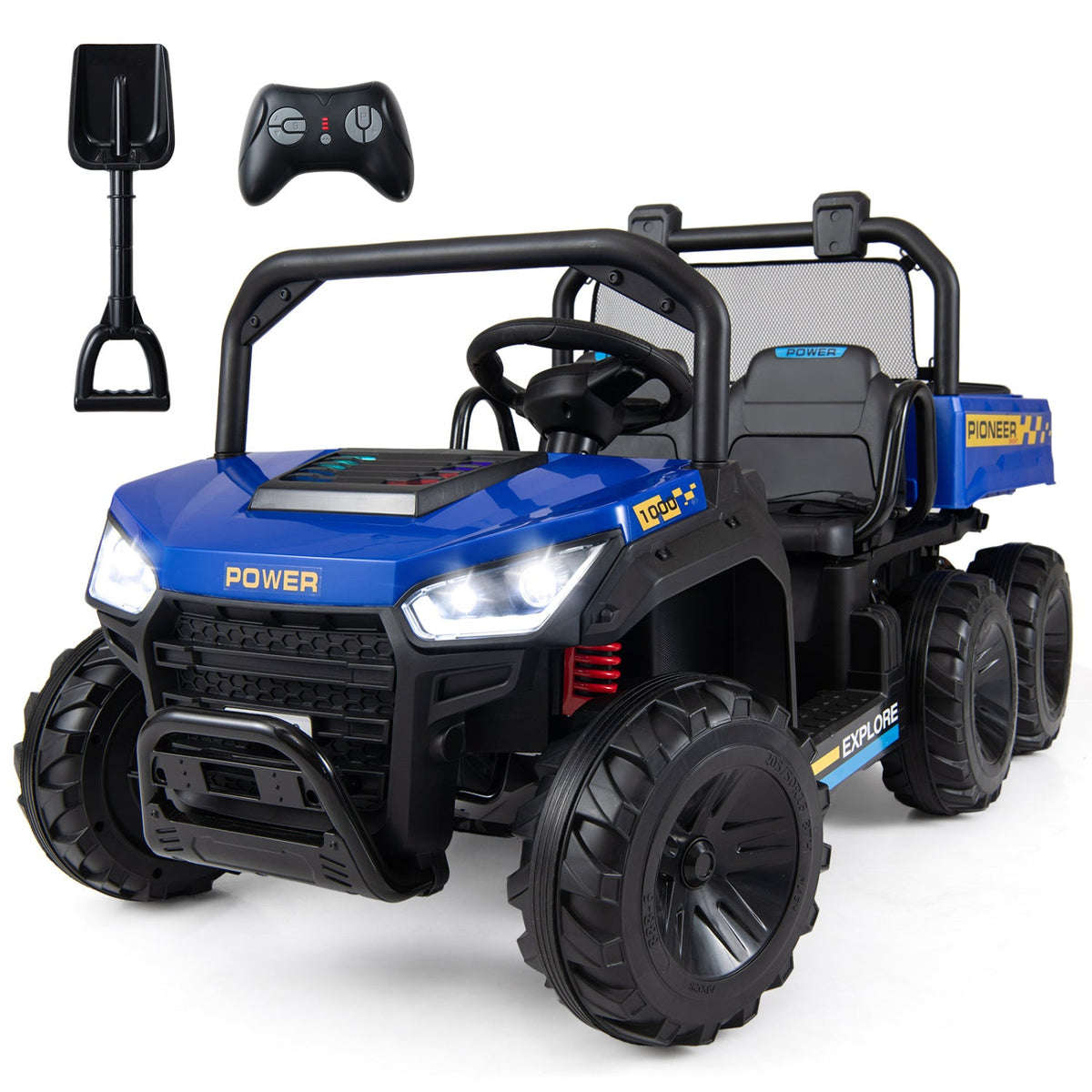 24V 2-Seater Kids' Ride-On Dump Truck | 4WD