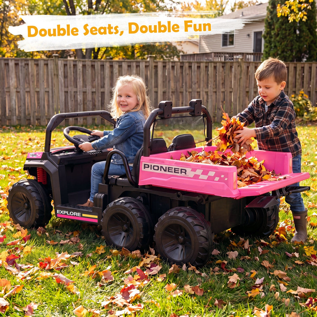24V 2-Seater Kids' Ride-On Dump Truck | 4WD