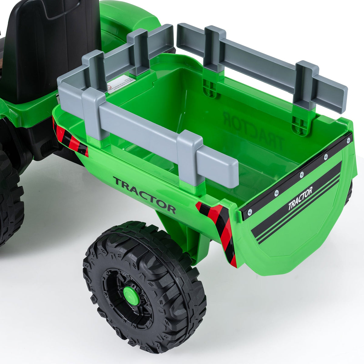 24V Kids' Electric Ride-On Tractor with Trailer & Remote