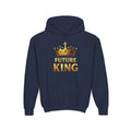 Youth Hoodie - "Future King" Gold Crown Graphic