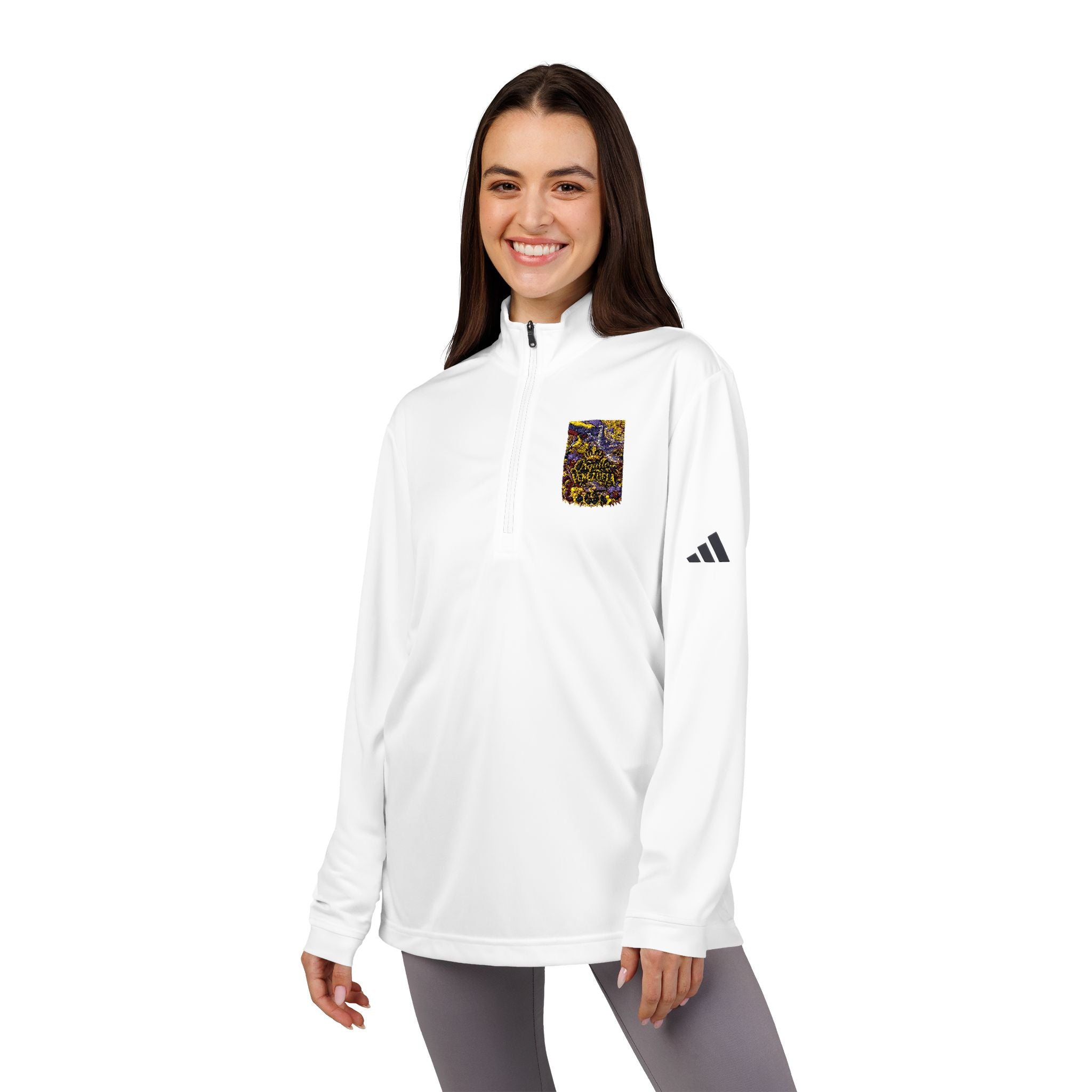 Orgullo Venezuela — Raíces Unidas Collection adidas® Quarter-Zip Pullover (Embroidery)
