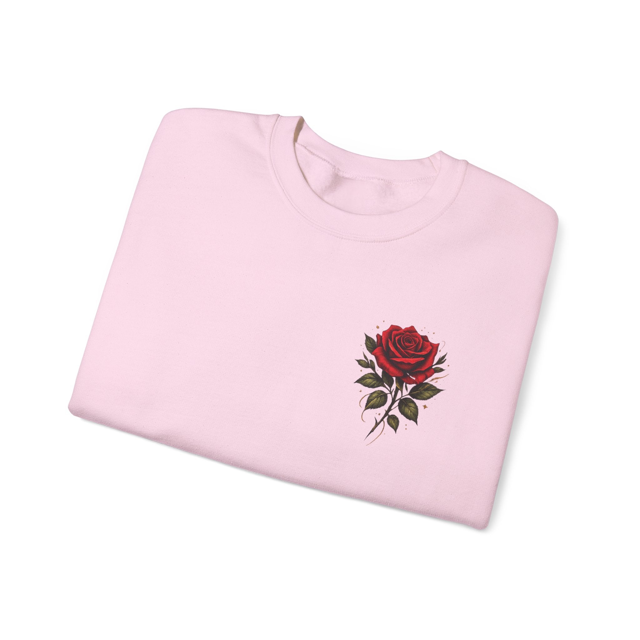 Not Fragile Like a Flower, Fragile Like a Bomb' Rose & Bomb Graphic Sweatshirt