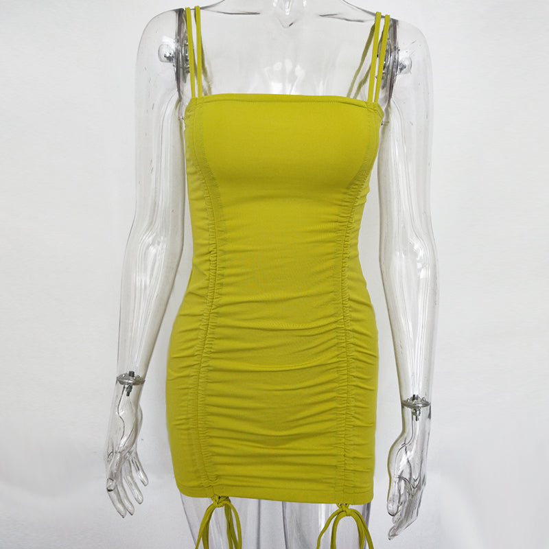 Sexy Backless Women Dress Strapless Bodycon