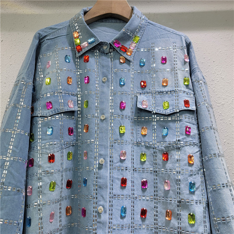 Relaxed Denim Shirt Jacket