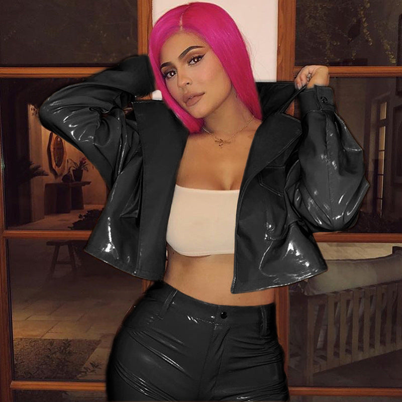 Queen Energy Vegan  leather jacket