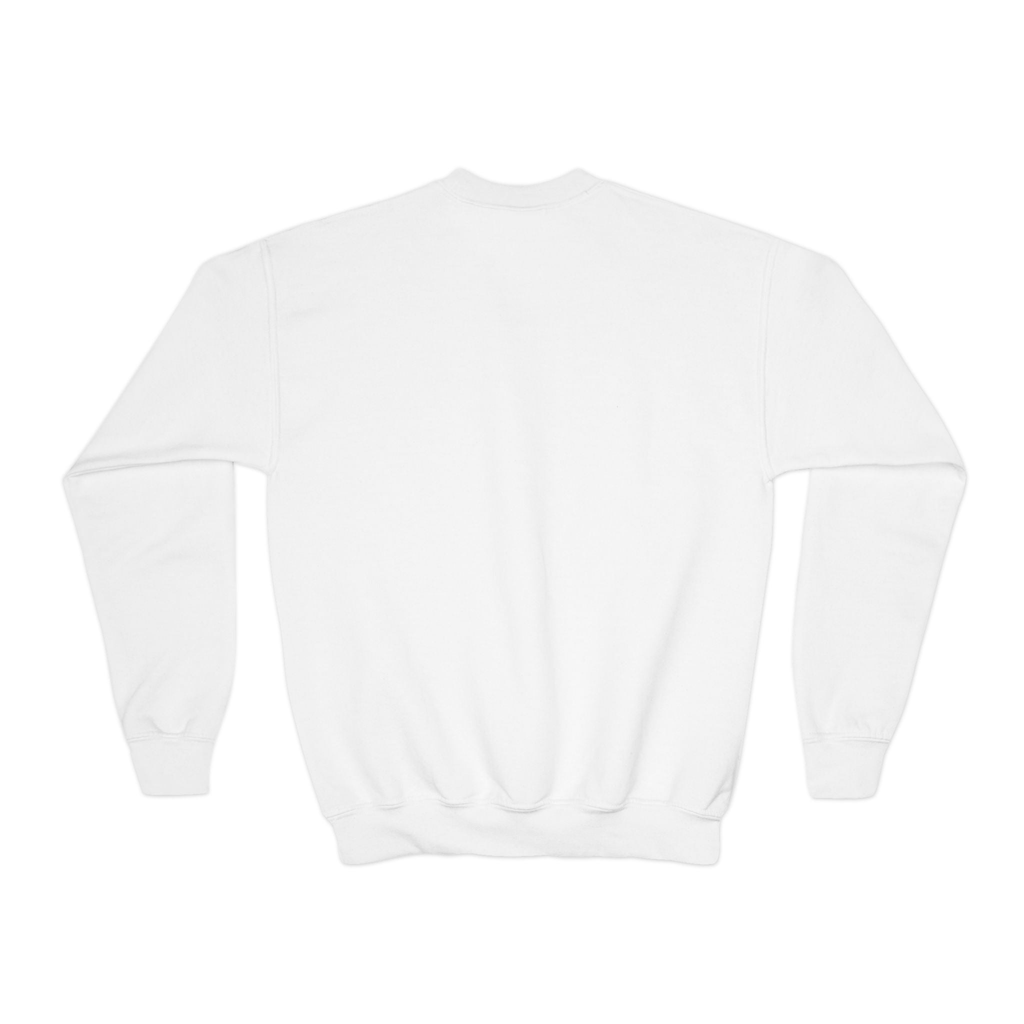 Youth Crewneck Sweatshirt — "Born Wild Raised Royal" Jaguar Cub Graphic
