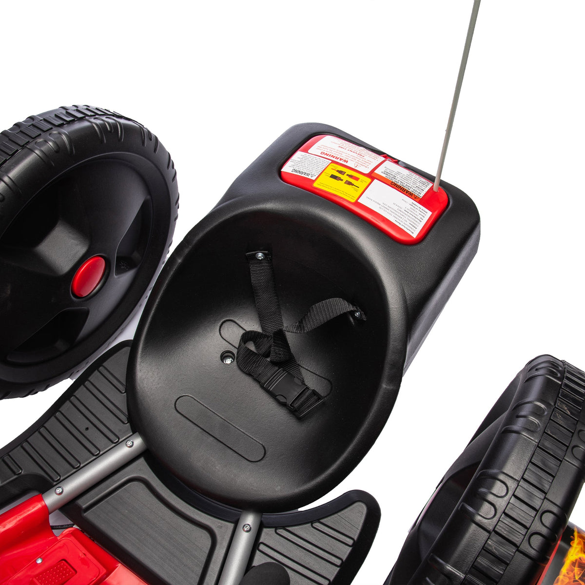 12V Kids' Electric Spin Ride-On Toy | Red