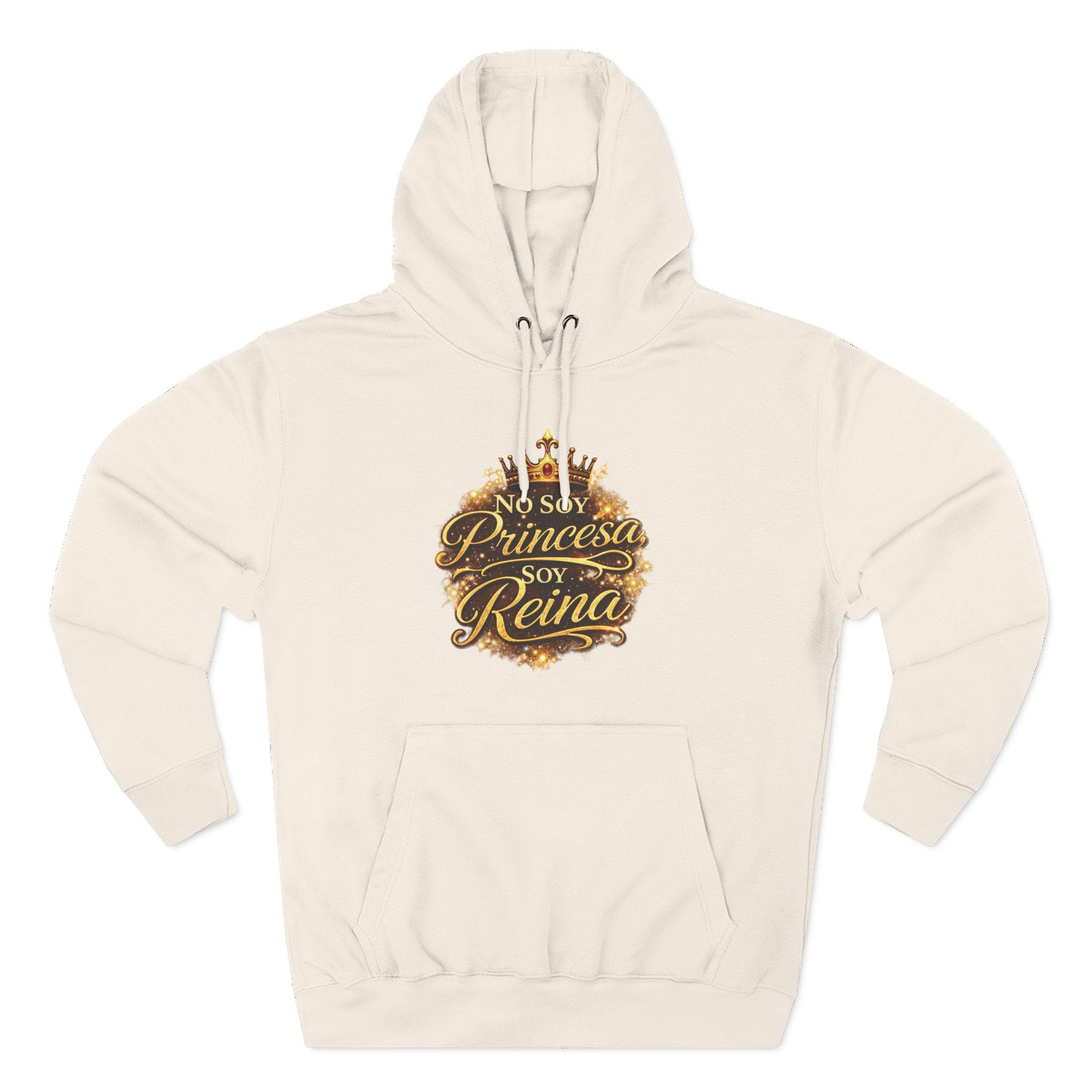 Reina Hoodie — "No Soy Princesa, Soy Reina" Queen Crown Pullover