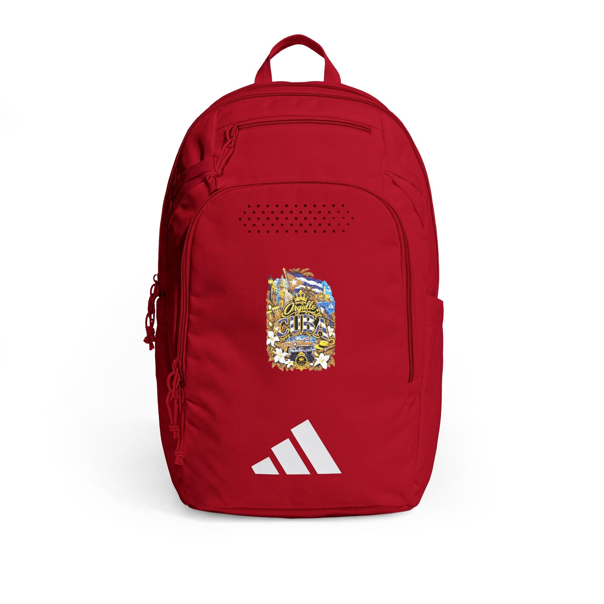 Orgullo Cuba — Raíces Unidas Collection | adidas® Defender 5 Backpack (Embroidery)
