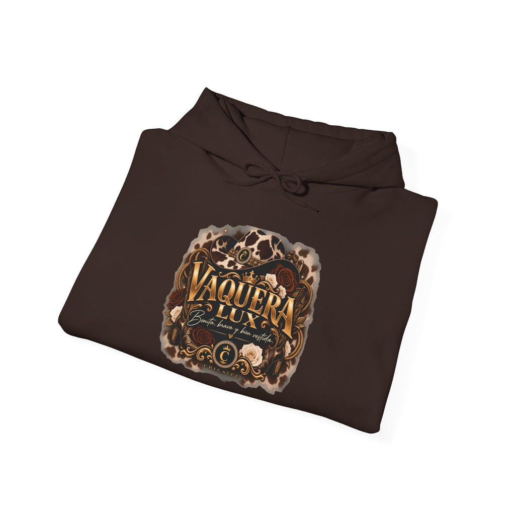Vaquera Lux – Bonita, Brava y Bien Vestida | Heavy Blend™ Hooded Sweatshirt