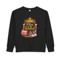 Mini Reina Toddler Sweatshirt — Cute Crown, Sneakers & Purse Kids Pullover
