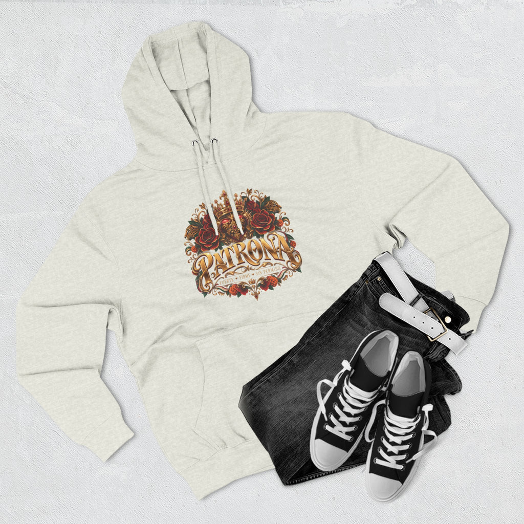 Patrona | Crowned in Power – Chicaify Collection | Three-Panel Fleece Hoodie