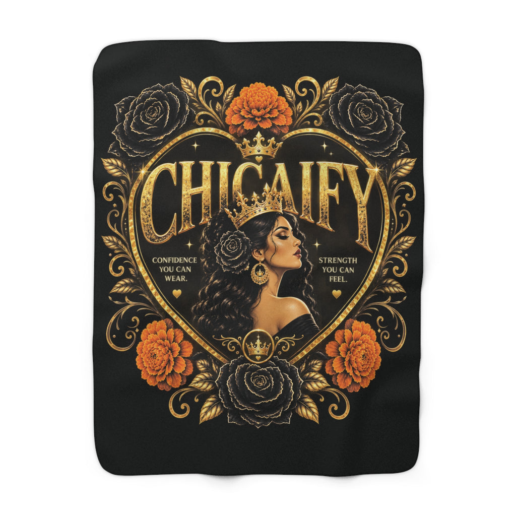 Chicaify® Be Bold. Take Up Space. Statement | Sherpa Fleece Blanket