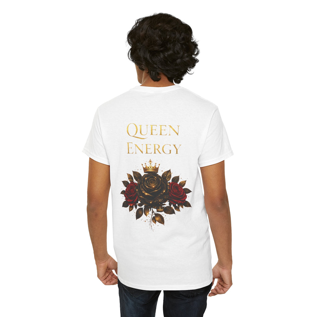 Queen Energy Tee — Floral Crown Graphic T‑Shirt
