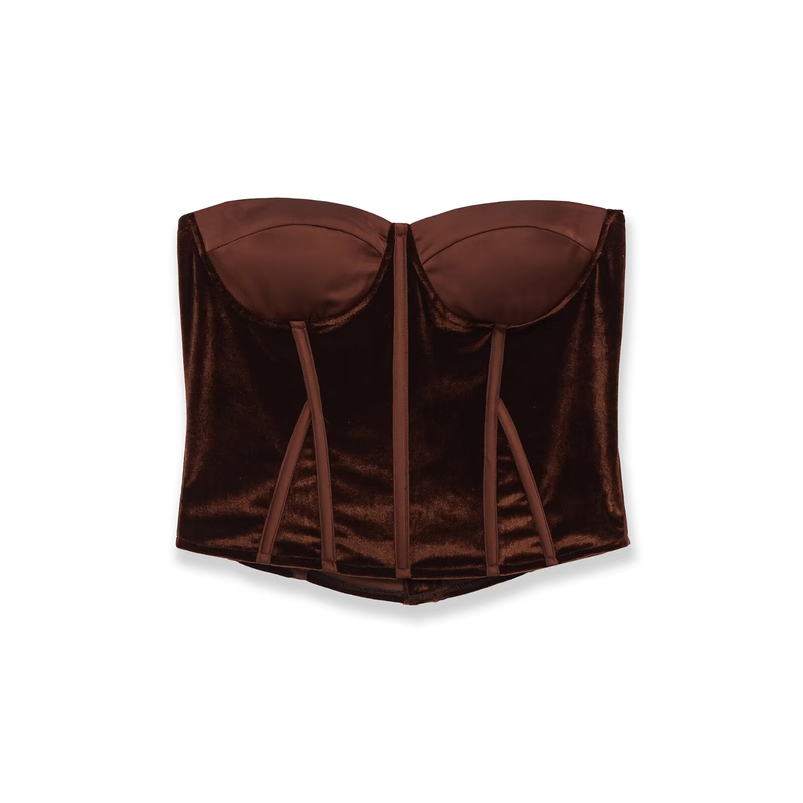 Velvet shapewear and chest cinching top