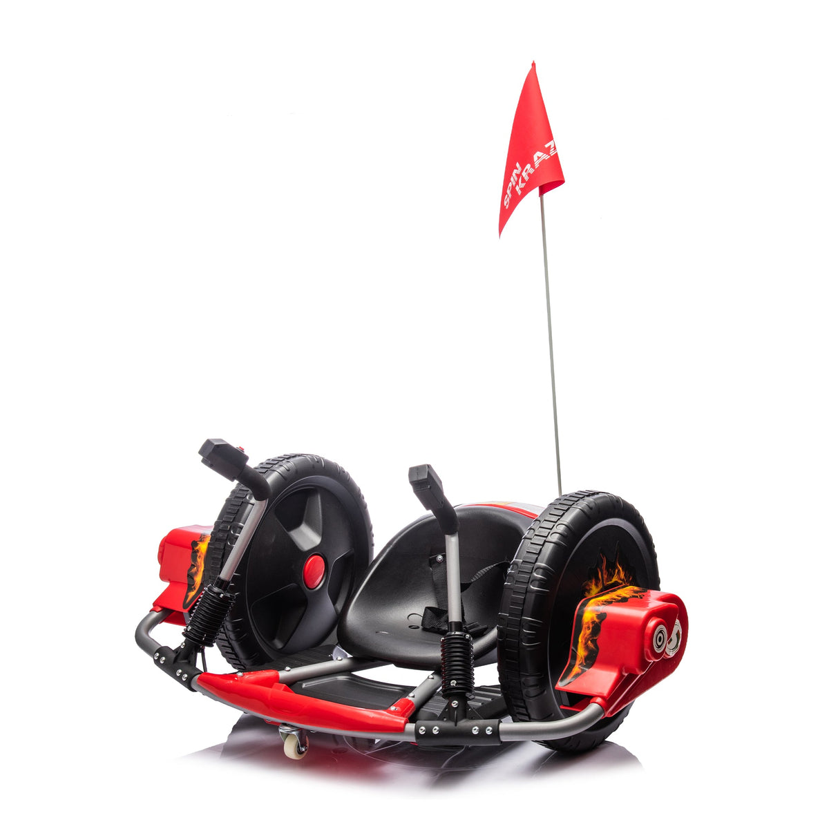 12V Kids' Electric Spin Ride-On Toy | Red
