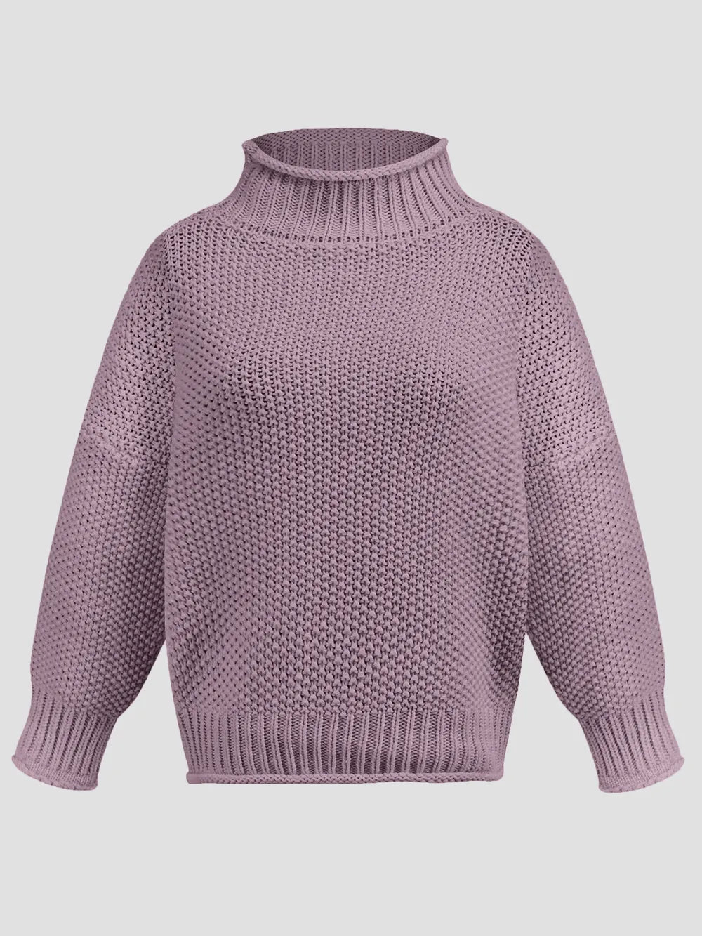 Classic Turtleneck Long-Sleeve Sweater