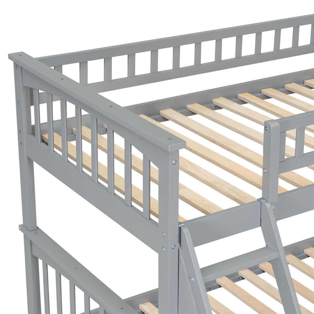 Convertible Storage Bunk Bed with Drawers - Twin Over Full