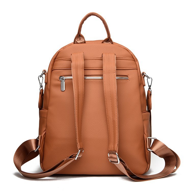 Brand Vibe Soft Leather Single Backpack