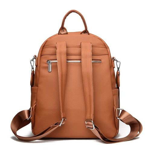 Brand Vibe Soft Leather Single Backpack